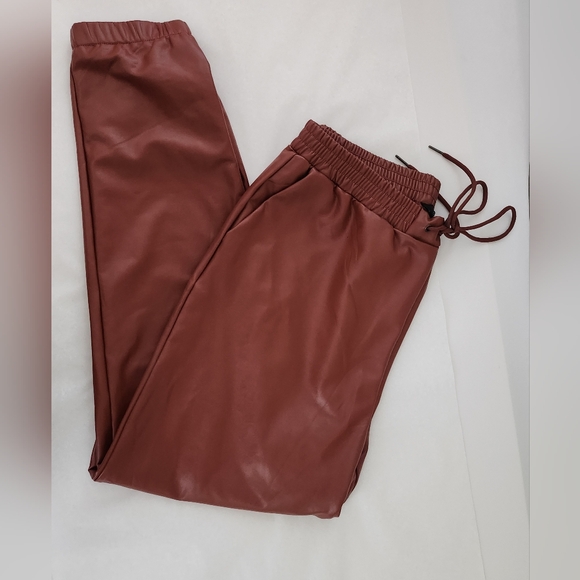 21 Saints faux leather joggers pants XL - Picture 2 of 9
